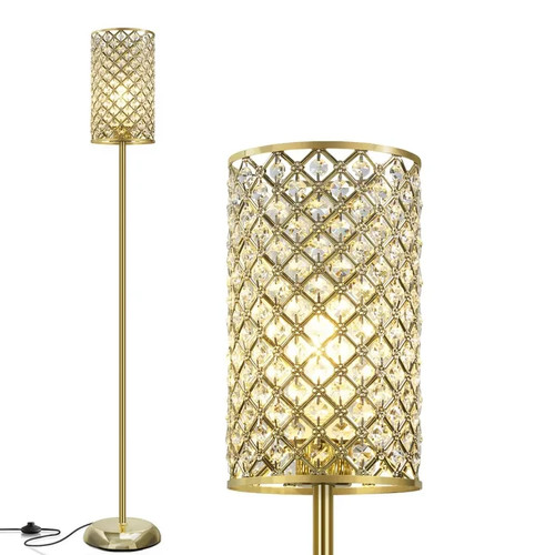 Elegant crystal floor lamp - elegant,
