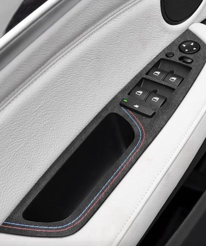 Alcantara window switch panel - window,