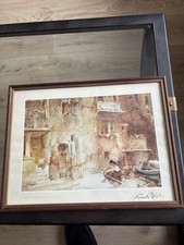 Signed Print Of Young Lady, by William Russel Flint, Signed