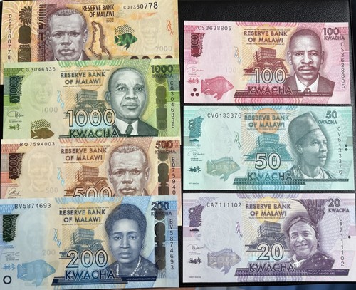 Unc malawi 100 - 20, 200