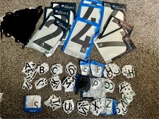 Sporting id Premier League 2017-2018-2019 black Adults numbers letters joblot