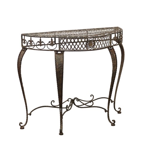 Antique console painted iron - antique,