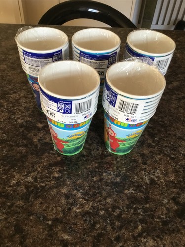 Teletubbies paper party - paper, cups