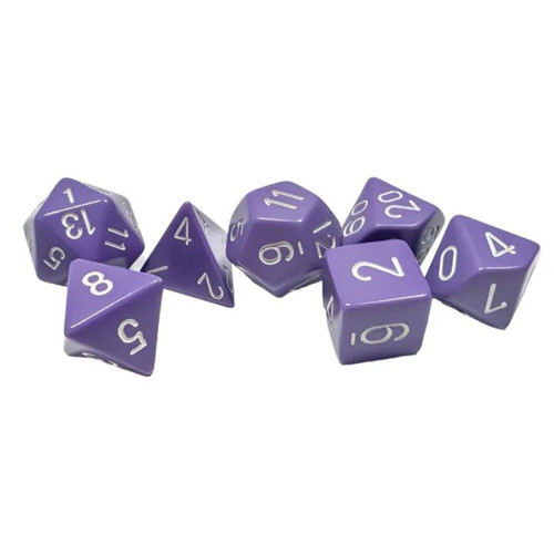 Chessex opaque polyhedral 7 - opaque,