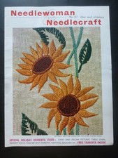 NEEDLEWOMAN & NEEDLECRAFT No. 87 (1961) with embroidery transfer
