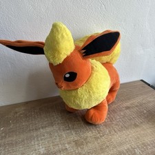 Build A Bear Flareon Pokemon Plush Soft Toy Eeveelutions BAB No Sound