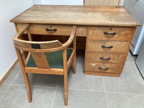 Mid century 1950s wooden - 1950s,,