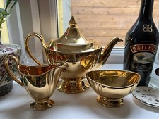 Vintage Bridgerton style Royal Winton “golden age” tea set.