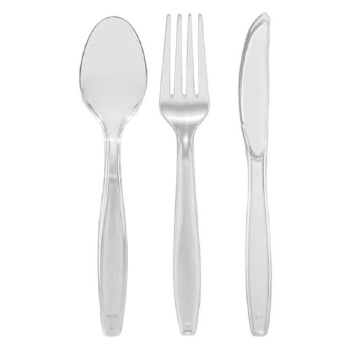 Reusable tithe clear - clear, plastic