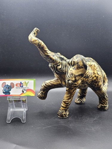 Elephant collage sculpture - elephant,