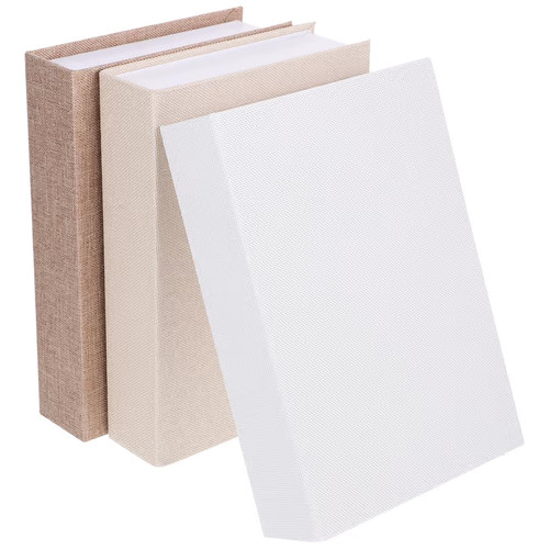 Pack faux books for home - 3-pack,