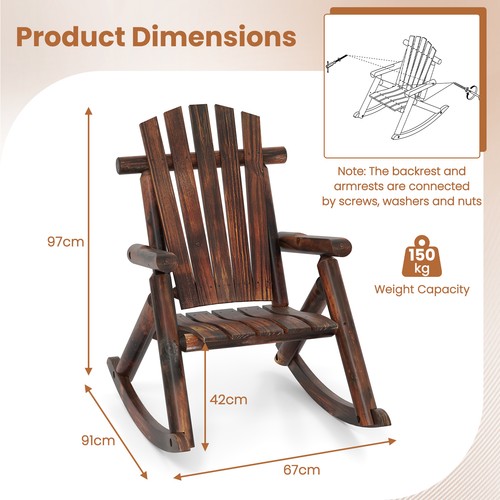 Outdoor porch rocking chair - porch,
