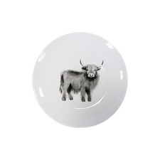 Porcelain Highland Cow Side