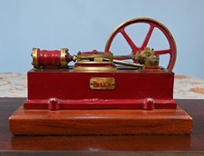 Antique Steam Engine Scale Model Cast Steampunk