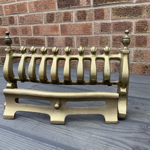 Vintage brass fire - front, “