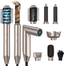6 in 1 Air Hair Styler Blow Dryer Brush Set, with Ionic Rotatable Hair Dryer [60