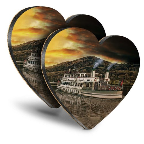 Heart mdf coasters - heart,