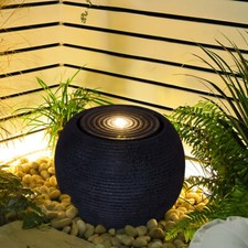 Solar Water Feature Stone