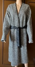 Wool dressing gown coat