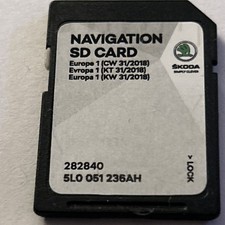 Genuine Skoda 2018 Satellite Navigation Sat Nav SD Card Europe 5L0 051 236AH