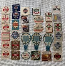 Various Vintage Beer Mats 1970s / 1980s - Low Alcohol Lagers /  Beers