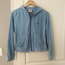 Vintage Adidas Velour Blue