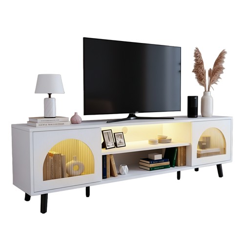 White 160cm stand - 160cm, tv