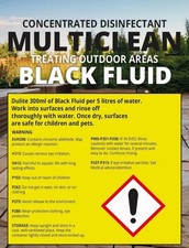 Liquipak Black Fluid - Driveway, Patio & Drain Cleaner Outdoor Cleaner 10L