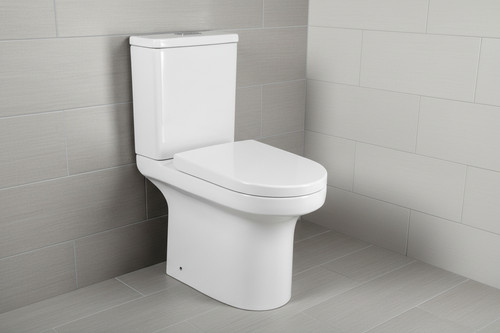 Rimless close coupled - rimless, toilet