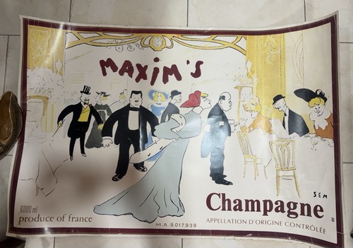 Maxim cardboard poster - poster,