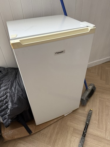 White under counter fridge - white,