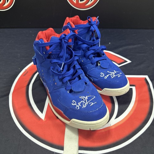 Larry johnson autographed blue - autographed,