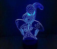 Spiderman 3D Illusion Smart APP Control 3D Illusion Night Light Bluetooth,Music