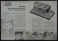 How-To make Wooden Gears