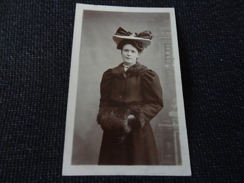 Social history postcard lady - history,