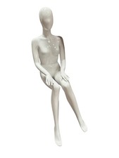 Female White Gloss Sitting