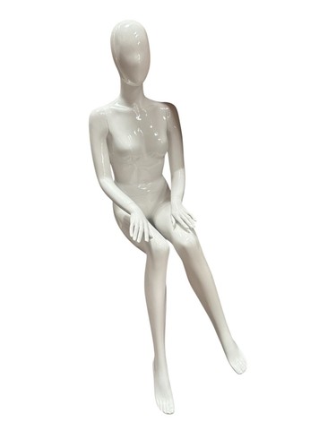 Mannequin female sitter gloss - female,