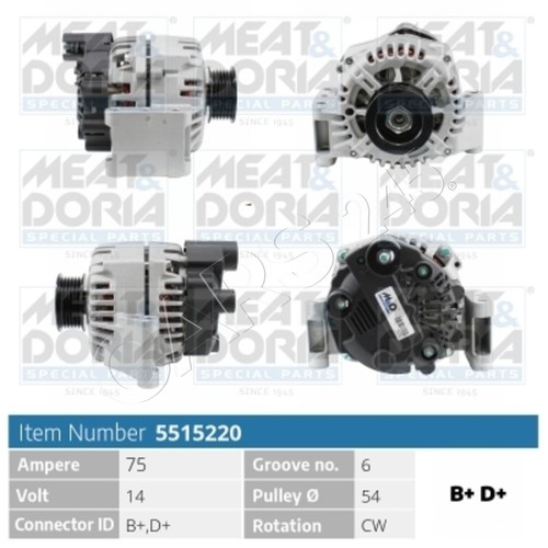 Generator for alfa - alfa, romeo