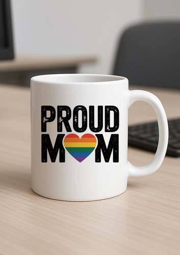 Lgbt gift mug proud mom - gift,