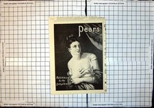 Original Old Antique Print