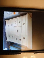 Stunning Solid Ivory Willis & Gambier Large Chest Of Drawers Princess French Sty