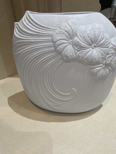 Kaiser white porcelain - white, floral