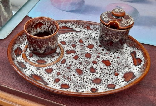 Fosters pottery brown - pottery,