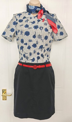 Vintage cabin crew uniform set - vintage,