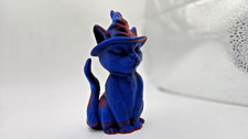 Wizard cat figurine - cat,