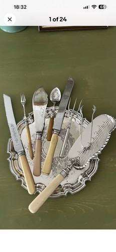 Job lot used cutlery epns - cutlery, &