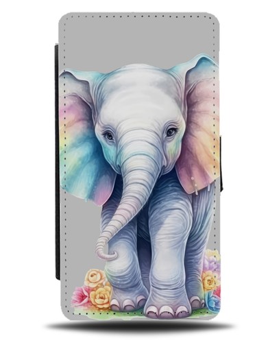 Colourful elephant flip wallet - colourful,