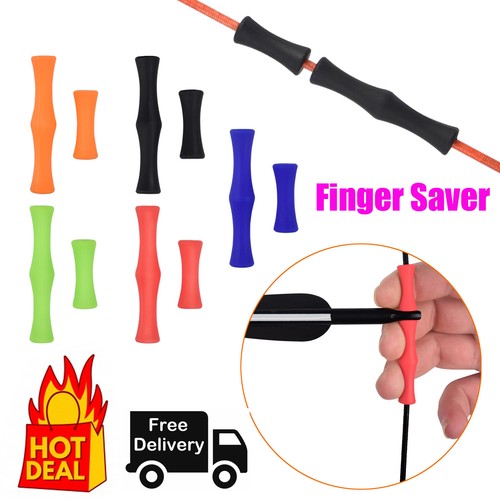 Bowstring finger saver - finger,