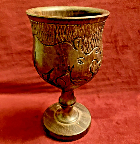 Vintage hand carved wooden - vintage,