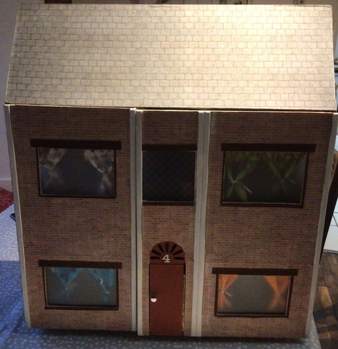 Dolls house and furniture - dolls,